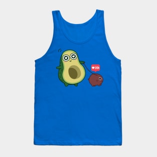 kawaii Avocado Dog Tank Top